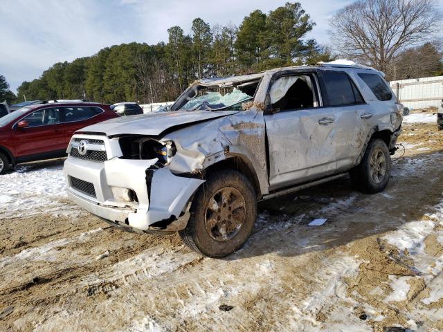 JTEBU5JR3A5026857 - 2010 TOYOTA 4RUNNER SR5 SILVER photo 1