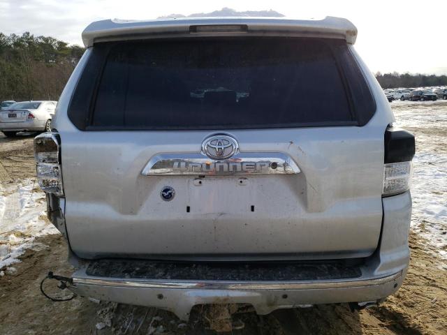 JTEBU5JR3A5026857 - 2010 TOYOTA 4RUNNER SR5 SILVER photo 6