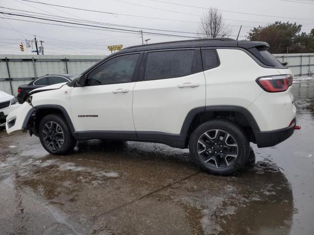 3C4NJDDB6KT594864 - 2019 JEEP COMPASS TRAILHAWK WHITE photo 2