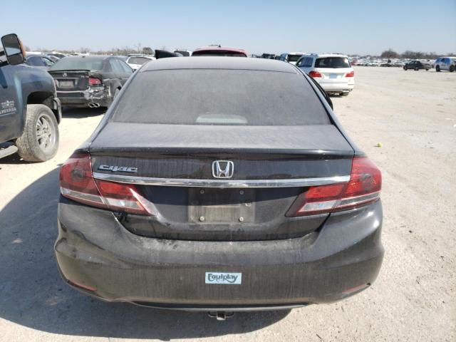 19XFB2F58DE054114 - 2013 HONDA CIVIC LX BLACK photo 6