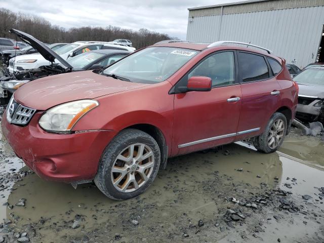 JN8AS5MV5BW276535 - 2011 NISSAN ROGUE S RED photo 1