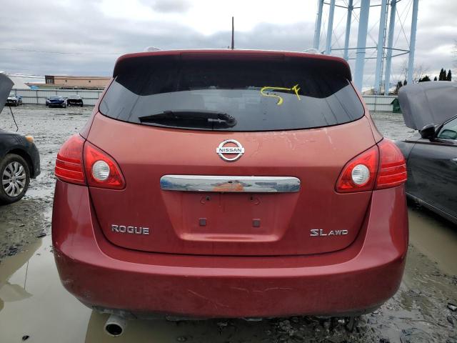 JN8AS5MV5BW276535 - 2011 NISSAN ROGUE S RED photo 6