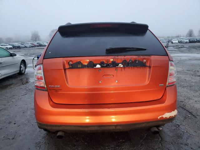 2FMDK46C87BB55694 - 2007 FORD EDGE SE ORANGE photo 6