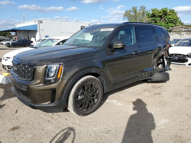 5XYP5DHC5NG306909 - 2022 KIA TELLURIDE SX GREEN photo 1