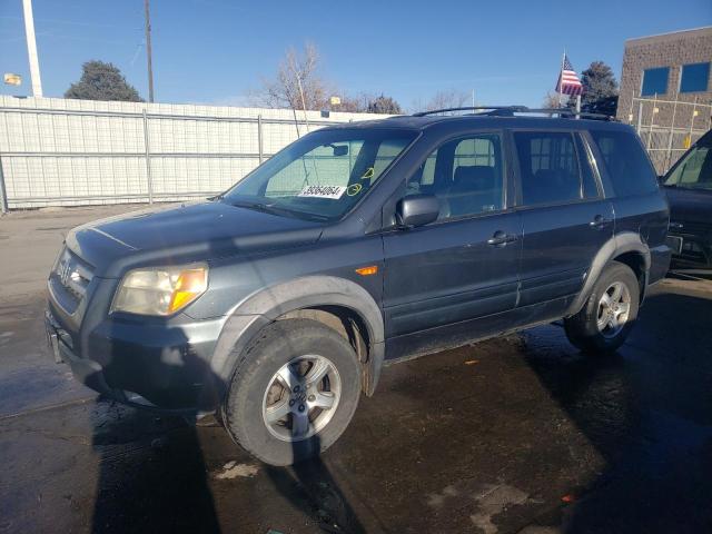 5FNYF18766B021907 - 2006 HONDA PILOT EX GRAY photo 1