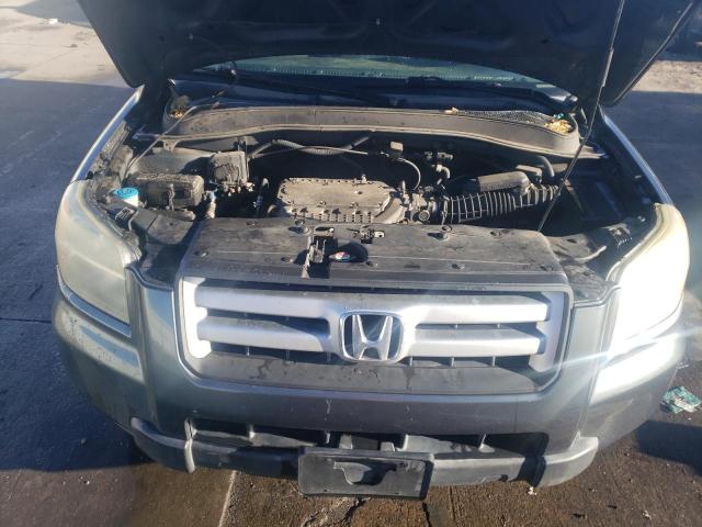 5FNYF18766B021907 - 2006 HONDA PILOT EX GRAY photo 12