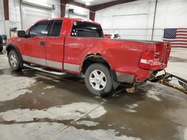 1FTPX145X4NA28743 - 2004 FORD F150 RED photo 2