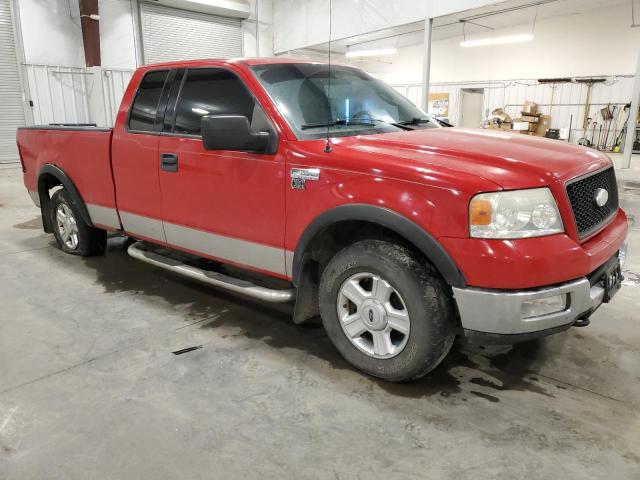 1FTPX145X4NA28743 - 2004 FORD F150 RED photo 4