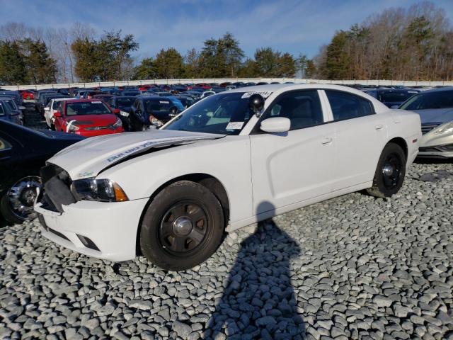 2C3CDXAG0EH209154 - 2014 DODGE CHARGER POLICE WHITE photo 1