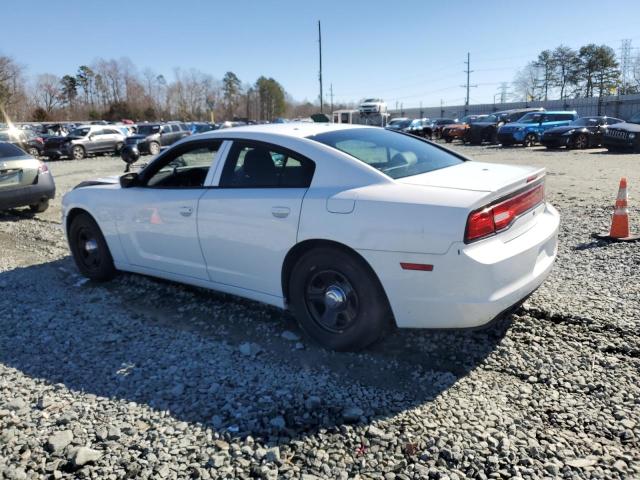 2C3CDXAG0EH209154 - 2014 DODGE CHARGER POLICE WHITE photo 2