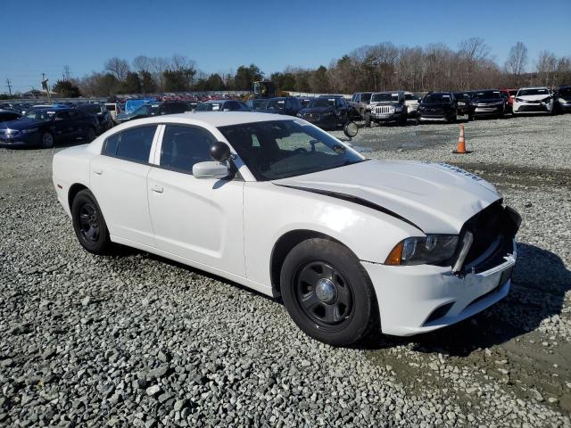 2C3CDXAG0EH209154 - 2014 DODGE CHARGER POLICE WHITE photo 4