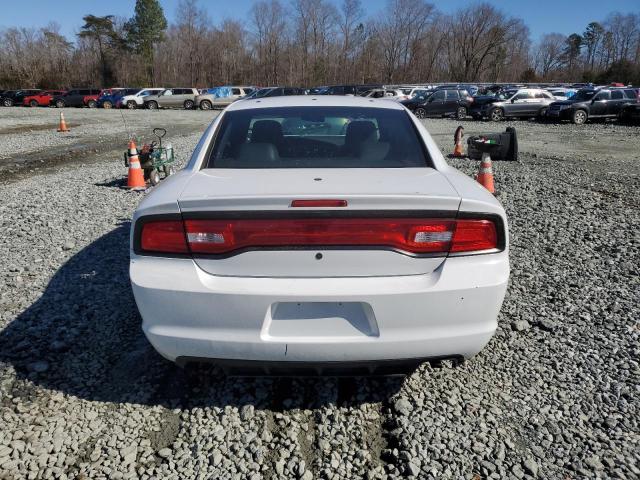 2C3CDXAG0EH209154 - 2014 DODGE CHARGER POLICE WHITE photo 6