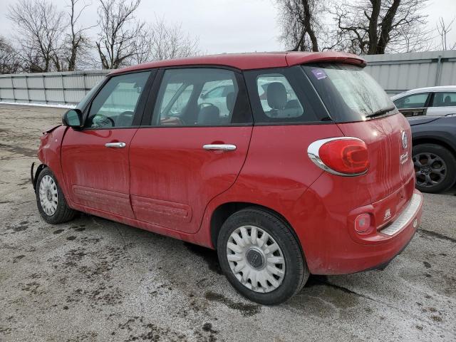 ZFBCFAAH7EZ028860 - 2014 FIAT 500L POP RED photo 2