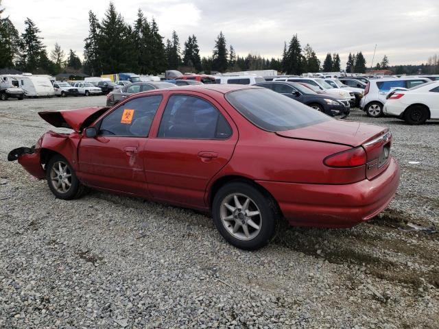 1FAFP6636XK203117 - 1999 FORD CONTOUR SE RED photo 2