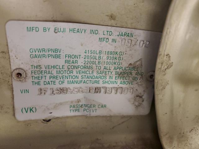 JF1SG65633H737709 - 2003 SUBARU FORESTER 2.5XS Verde foto 12