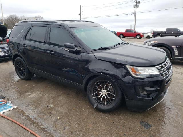 1FM5K7DH8HGA48370 - 2017 FORD EXPLORER XLT BLACK photo 4