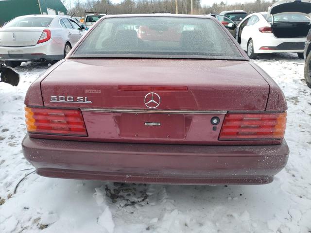 WDBFA66E8MF033729 - 1991 MERCEDES-BENZ 500 SL RED photo 6