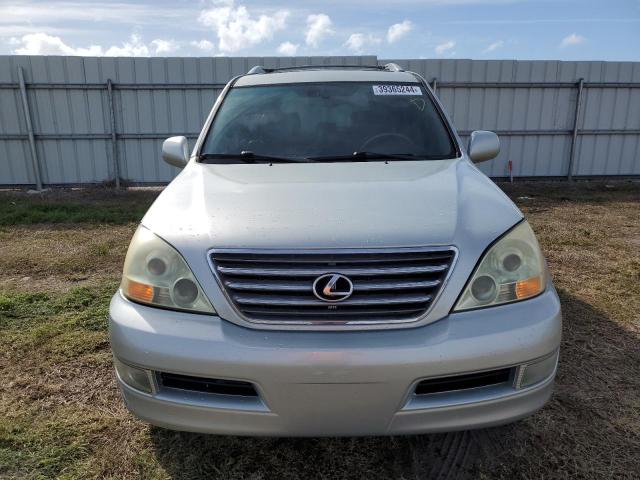 JTJBT20X430013103 - 2003 LEXUS GX 470 SILVER photo 5