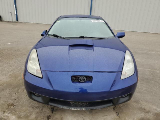 JTDDR32T230151166 - 2003 TOYOTA CELICA GT BLUE photo 5