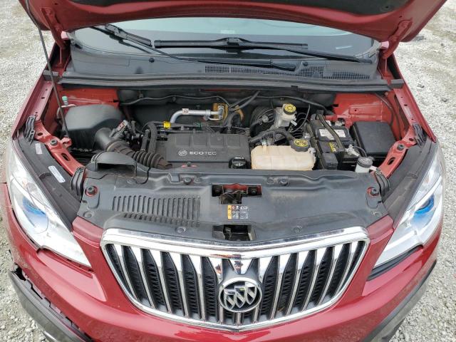 KL4CJCSB2GB607455 - 2016 BUICK ENCORE RED photo 12