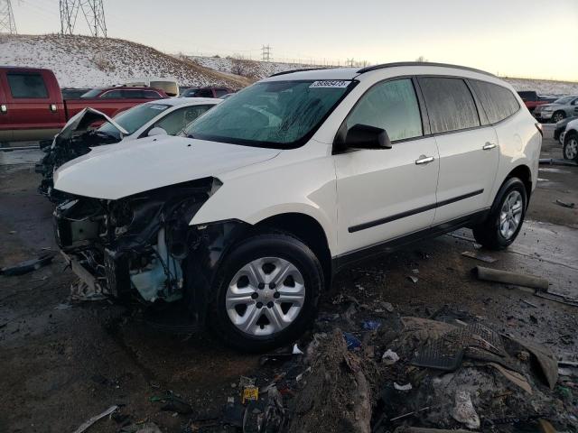 1GNKVFED0FJ125003 - 2015 CHEVROLET TRAVERSE LS WHITE photo 1