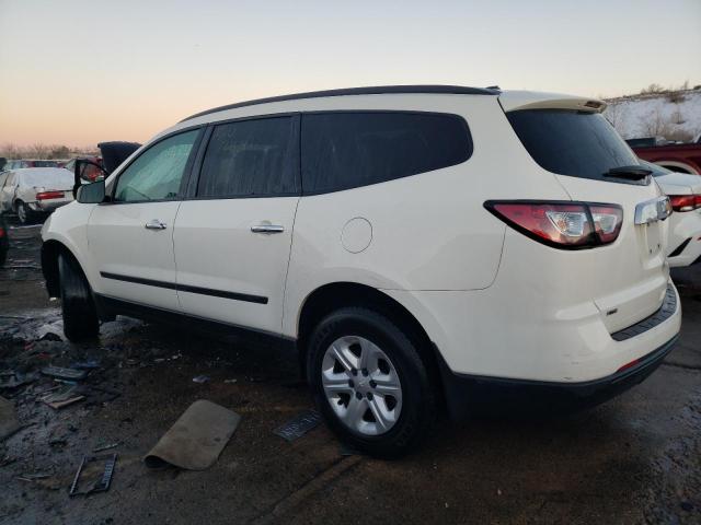 1GNKVFED0FJ125003 - 2015 CHEVROLET TRAVERSE LS WHITE photo 2