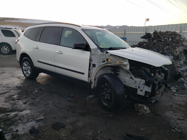 1GNKVFED0FJ125003 - 2015 CHEVROLET TRAVERSE LS WHITE photo 4