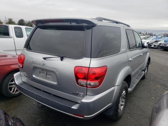 5TDZT38A27S298703 - 2007 TOYOTA SEQUOIA LIMITED SILVER photo 3