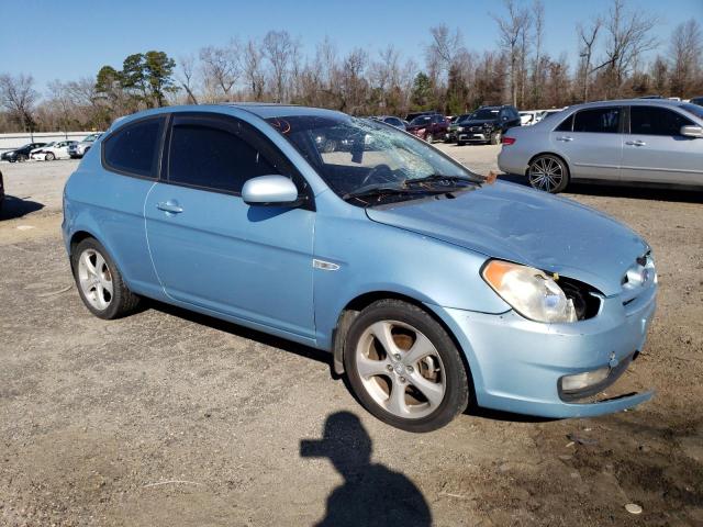 KMHCN3AC0AU154982 - 2010 HYUNDAI ACCENT SE BLUE photo 4