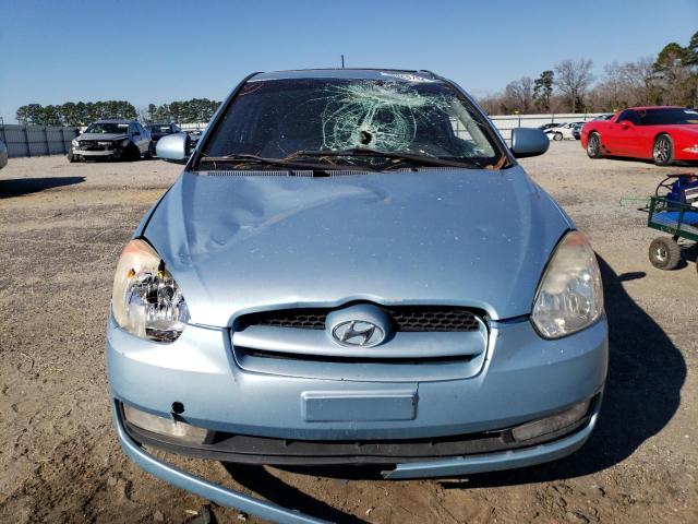 KMHCN3AC0AU154982 - 2010 HYUNDAI ACCENT SE BLUE photo 5