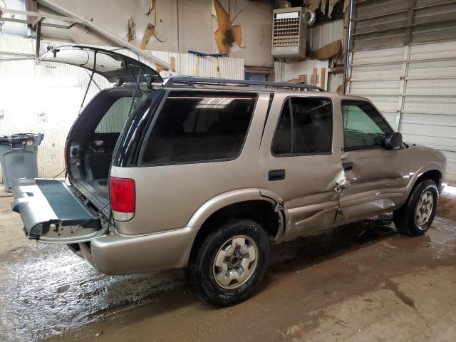 1GNDT13X03K117794 - 2003 CHEVROLET BLAZER TAN photo 3