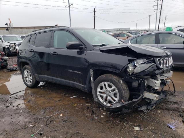 3C4NJCABXJT124060 - 2018 JEEP COMPASS SPORT BLACK photo 4