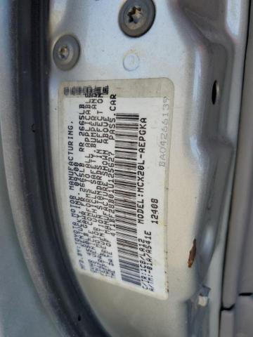 4T1BF28B01U125627 - 2001 TOYOTA AVALON XL GRAY photo 12