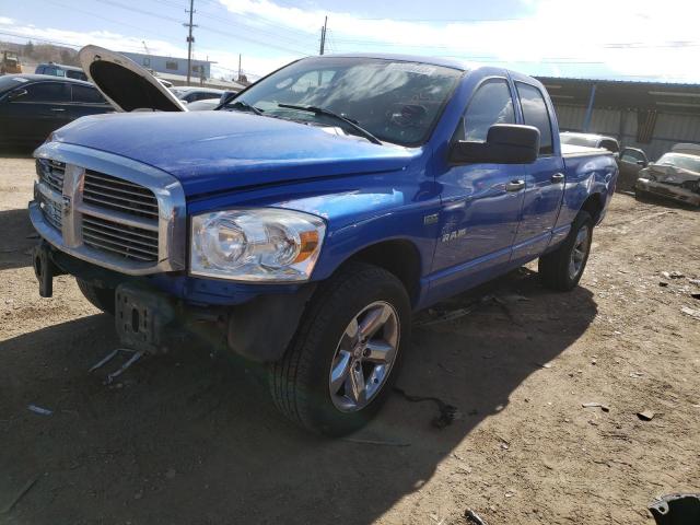 1D7HU18288J144362 - 2008 DODGE RAM 1500 ST BLUE photo 1