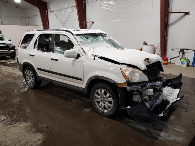 JHLRD78815C000936 - 2005 HONDA CR-V EX WHITE photo 4