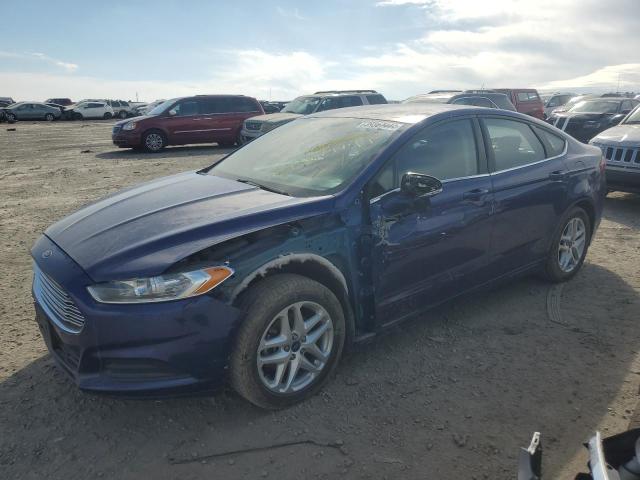 1FA6P0H76G5126793 - 2016 FORD FUSION SE BLUE photo 1