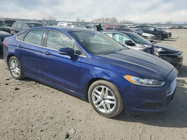 1FA6P0H76G5126793 - 2016 FORD FUSION SE BLUE photo 4