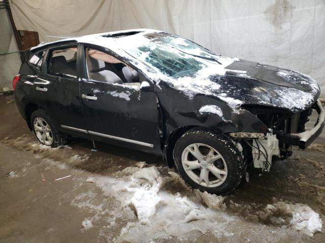 JN8AS5MV5BW689345 - 2011 NISSAN ROGUE S BLACK photo 4