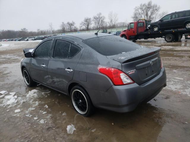 3N1CN7AP7KL842975 - 2019 NISSAN VERSA S GRAY photo 2