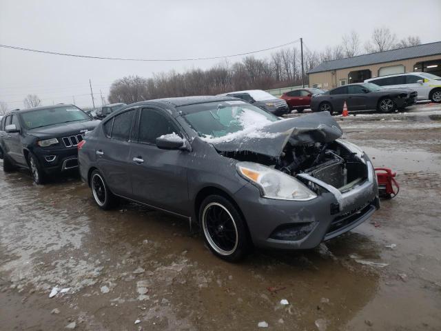 3N1CN7AP7KL842975 - 2019 NISSAN VERSA S GRAY photo 4