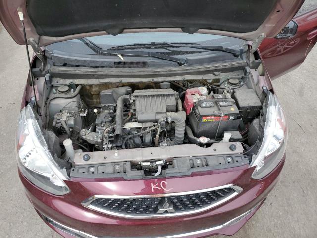 ML32A3HJ3KH003423 - 2019 MITSUBISHI MIRAGE ES PURPLE photo 11