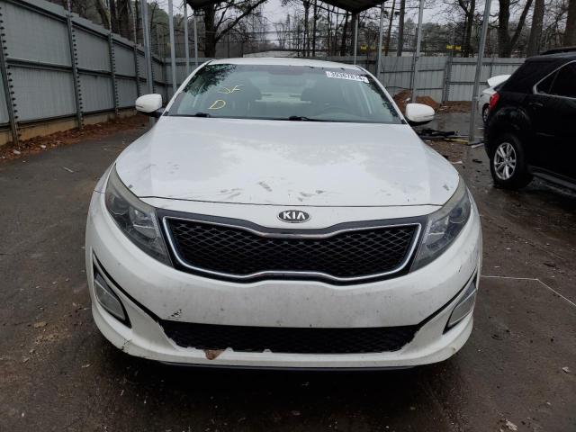 5XXGN4A78EG332616 - 2014 KIA OPTIMA EX WHITE photo 5