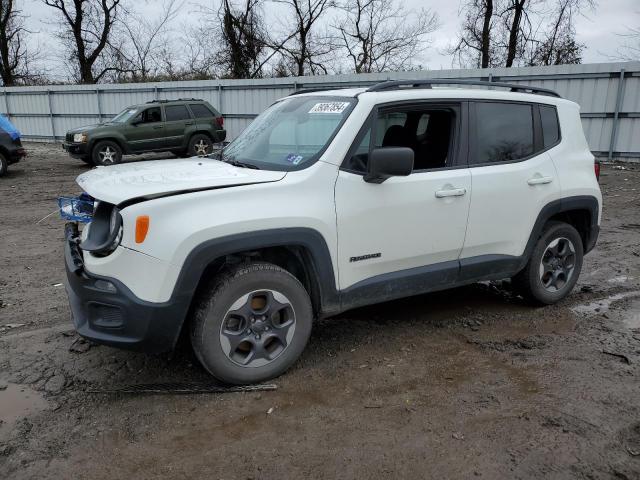 ZACCJBAB5HPF22053 - 2017 JEEP RENEGADE SPORT WHITE photo 1