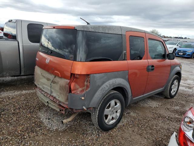 5J6YH17554L005499 - 2004 HONDA ELEMENT EX ORANGE photo 3