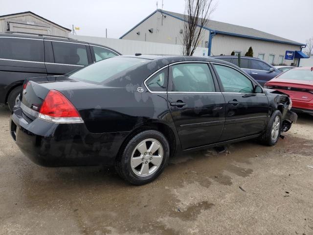 2G1WT58K979165963 - 2007 CHEVROLET IMPALA LT BLACK photo 3