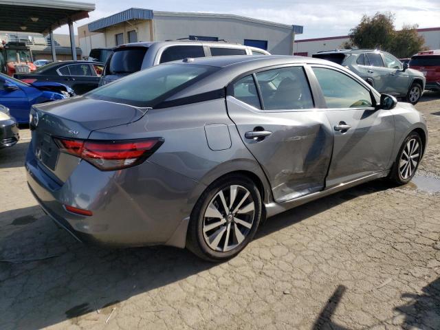 3N1AB8CV0LY297286 - 2020 NISSAN SENTRA SV GRAY photo 3