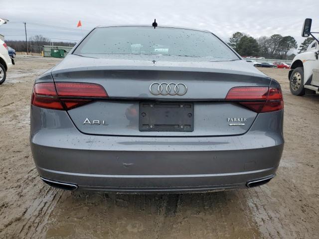 WAU44AFD1HN005516 - 2017 AUDI A8 L QUATTRO GRAY photo 6