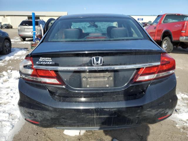 19XFB2F54DE005802 - 2013 HONDA CIVIC LX BLACK photo 6