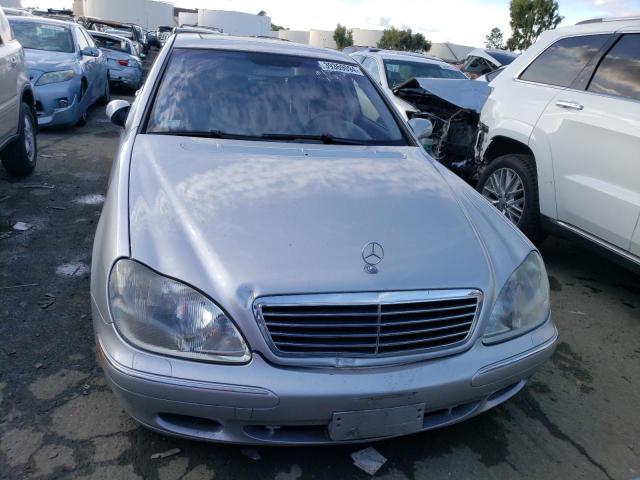 WDBNG70J62A265505 - 2002 MERCEDES-BENZ S 430 SILVER photo 5
