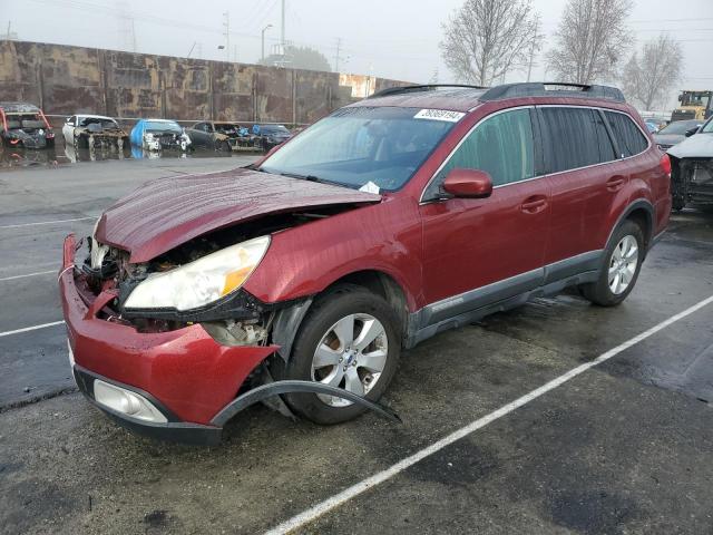 4S4BRBKC6C3300299 - 2012 SUBARU OUTBACK 2.5I LIMITED RED photo 1